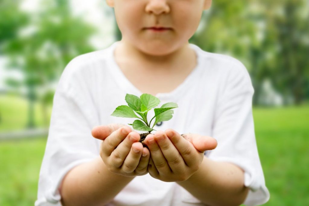 Crianças que crescem em contato com a natureza aprendem a valorizar o meio ambiente desde cedo